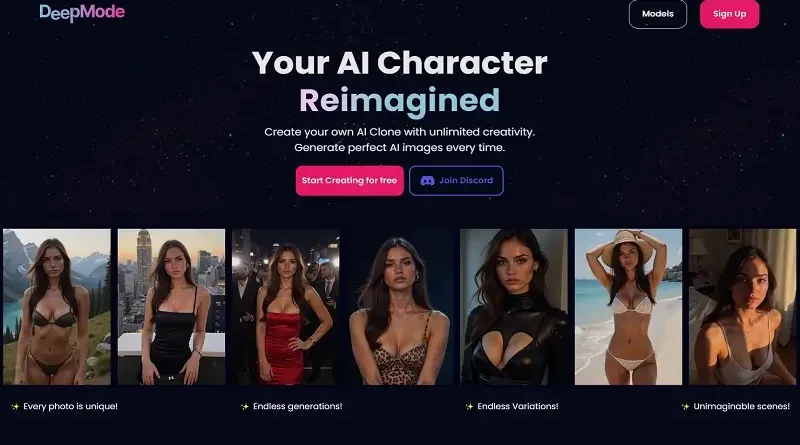 DeepMode.ai: Превращайте свои фотографии в реалистичные клоны