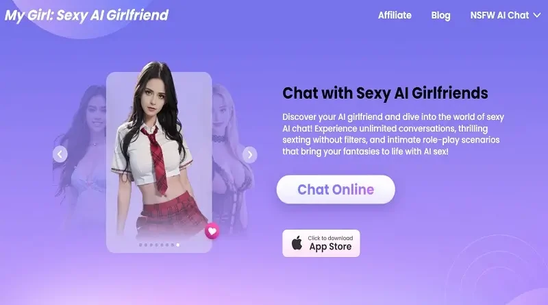 MyGirl: Чат с сексуальной подружкой с помощью искусственного интеллекта