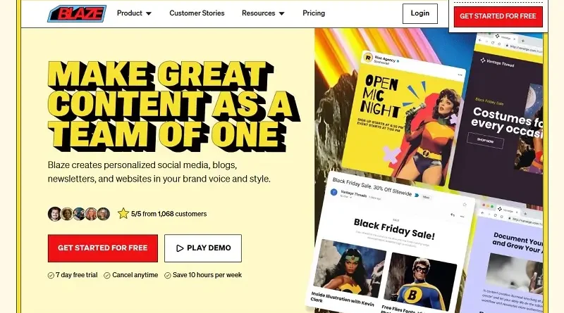 Blaze.ai: Menyederhanakan pembuatan konten dengan kecerdasan buatan