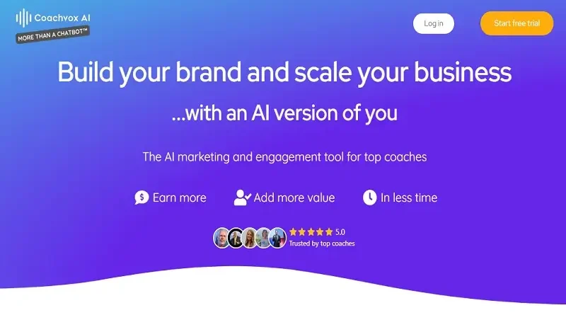 Coachvox AI: Crea una versión virtual de ti mismo
