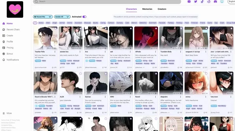 CrushOn.AI: Идеальный опыт общения без цензуры для взрослых